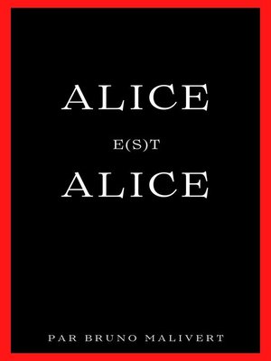 cover image of Alice e(s)t Alice